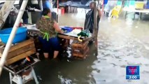 Lluvias provocan inundaciones y dejan bajo el agua a Minatitlán