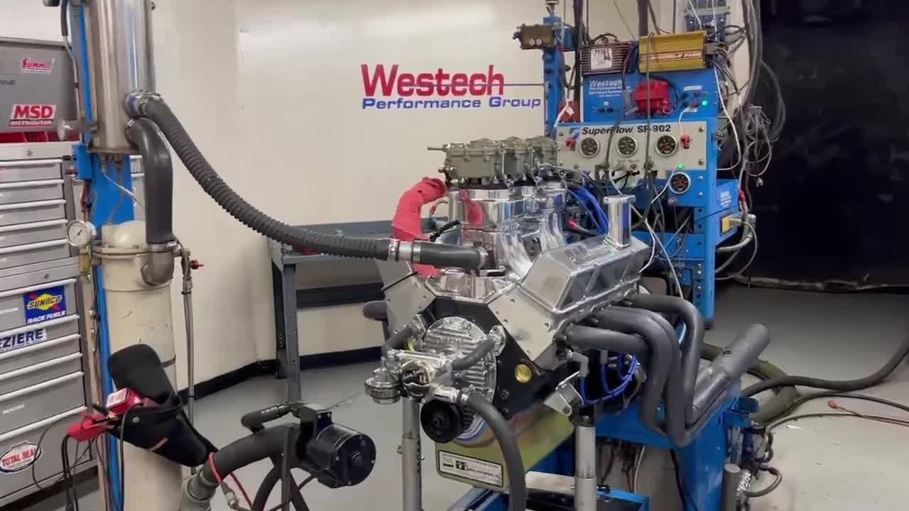 383-Inch Budget Stroker Small-Block Chevy with Three Two-Barrel Carbs Dyno Flogged