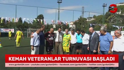 Kemah Köyleri Veteranlar Turnuvası başladı
