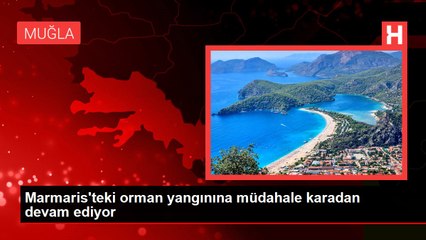 Download Video: Muğla gündem haberi... Marmaris'teki orman yangınına müdahale karadan devam ediyor