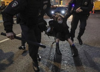 Cientos de detenidos en las protestas contra la movilización de militares que ha anunciado Putin