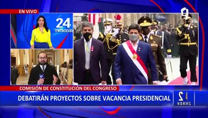 Congreso: Comisión de Constitución debate PL para reducir votos de una vacancia presidencial