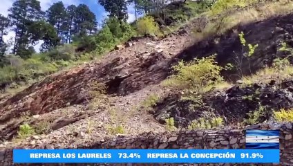 ¡Precaución por derrumbe de rocas en carretera hacia El Porvenir, FM producto de lluvias!