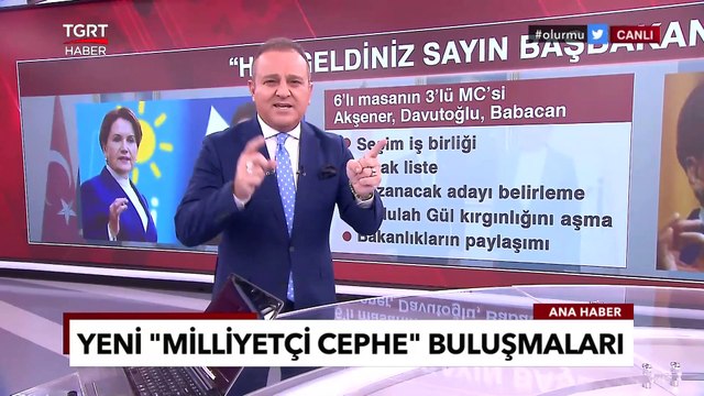 Akşener, Davutoğlu ve Babacan'dan Oluşan Yeni Milliyetçi Cephe nin Gündemi Ne? - TGRT Ana Haber