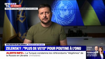 Volodymyr Zelensky: "C'est une guerre pour la vie, c'est pourquoi nous avons besoin d'aide pour nous défendre"