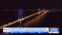 Grecia apaga las luces decorativas de su mayor puente para ahorrar luz
