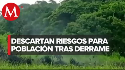 Captan derrame de hidrocarburo en ducto de Tabasco