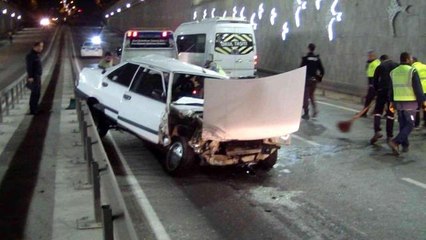 Son dakika haber: Alkollü olduğu iddia edilen sürücü hurdaya dönen araçtan yaralı kurtarıldı