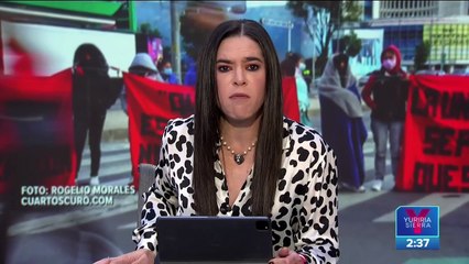 Normalistas cumplen 24 horas de bloqueo en Paseo de la Reforma