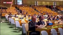 İsrail'in BM Daimi Temsilcisi, İran Cumhurbaşkanı konuşurken salonu terk etti