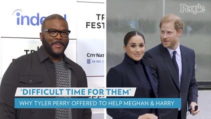 Tyler Perry Opens Up About Letting Meghan and Prince Harry Stay in His House During a 'Difficult Time'