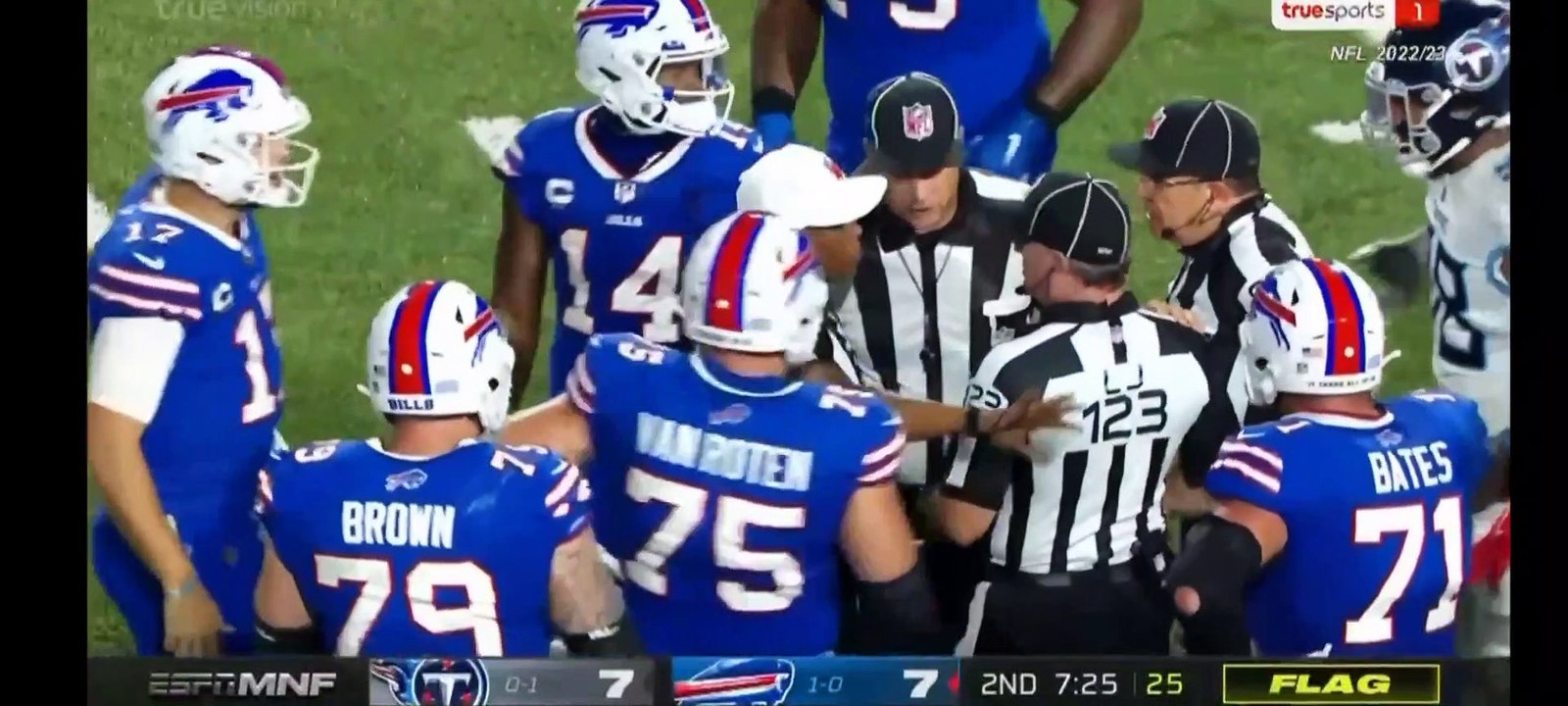 อเมริกันฟุตบอล NFL2022-23.บัฟฟาโลบิลล์  VS เทนเนสซีไททันส์ บรรยายไทย MNF.WEEK2