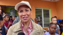 Margarita Cedeño llevó apoyo a más de 1,600 familias damnificadas por huracán Fiona