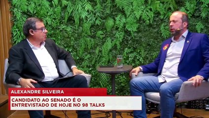 98Talks | Alexandre Silveira comenta sobre o STF e o apoio que recebe de Lula