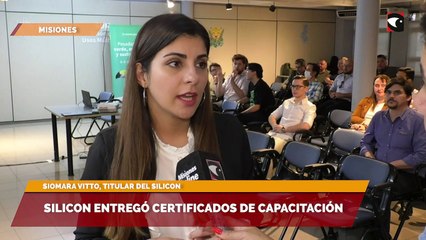 Silicon entregó certificados de capacitación