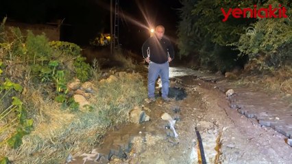 Sağanak sele yol açtı