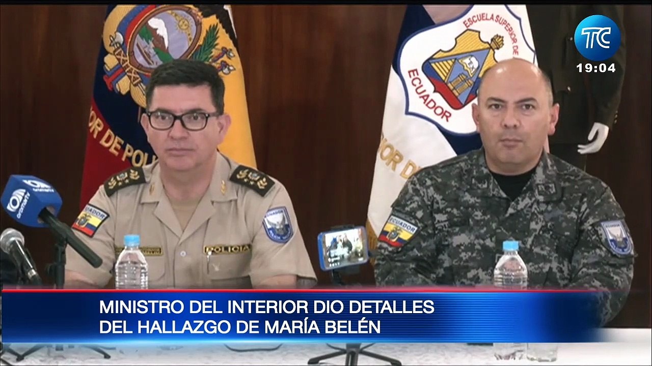 Ministro del Interior sobre el caso María Belén Bernal: "No es un acto cometido por la Policía"