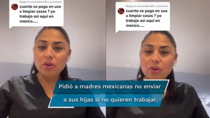 Mujer mexicana reveló cuánto gana por limpiar casas en EU y se viraliza