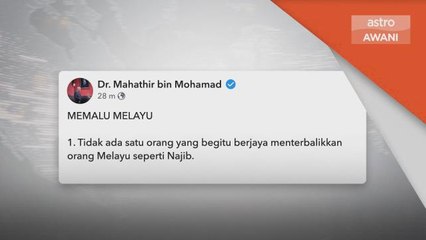 Tun Mahathir | Najib tanam pendapat 'apa nak malu jika mencuri'