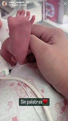Carla Cubas comparte tierno vídeo junto a su bebé