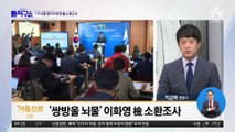 ‘쌍방울 1억 법카’ 이화영 檢 소환 조사