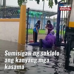 Binatilyo, iniligtas ang kaeskwelang humandusay sa baha | GMA News Feed