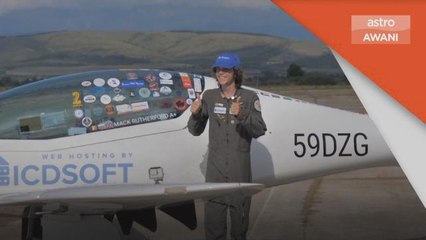 Penerbangan Solo | Remaja 17 tahun catat dua Rekod Dunia Guinness