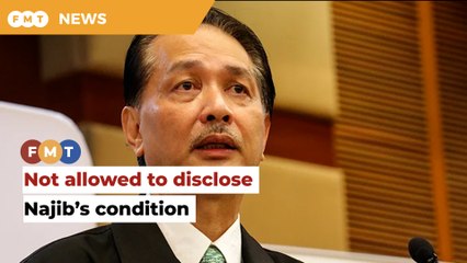 Health ministry cannot divulge details about Najib’s condition, says DG