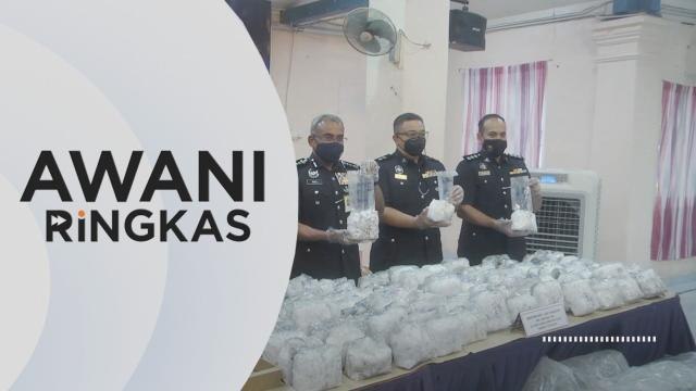 AWANI Ringkas: 841kg syabu dirampas, tiga warga emas ditahan