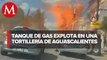 En Aguascalientes, explosión en tortillería deja 12 personas lesionadas