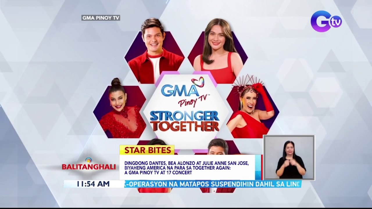Dingdong Dantes, Bea Alonzo, Julie Anne San Jose at Rayver Cruz, biyaheng America na para sa Together Again: A GMA Pinoy TV at 17 Concert | BT
