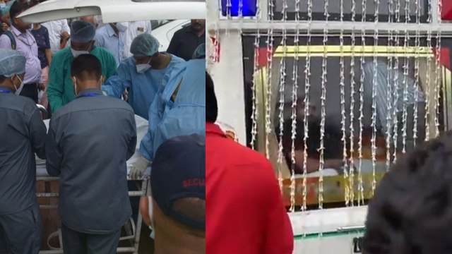 Raju Shrivastav Last rites ; Raju को आखिरी बार देख फटा पत्नी और बेटी का कलेजा | FilmiBeat *TV