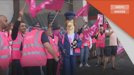 Kenaikan Gaji | Pekerja pos Britain mogok, tuntut kenaikan gaji