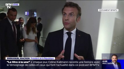 Guerre en Ukraine: Emmanuel Macron souhaite que l'Occident garde un lien avec Moscou