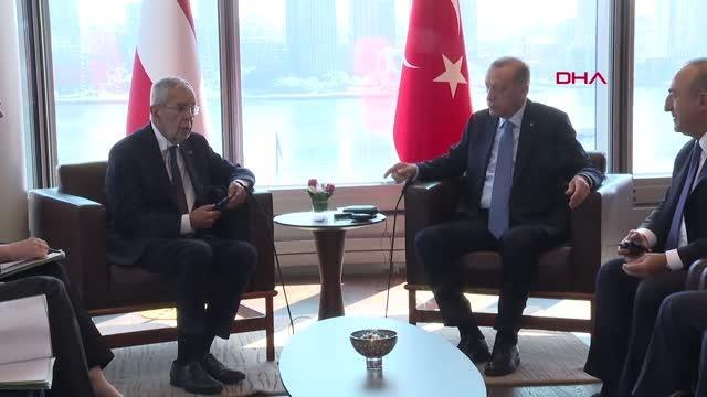 Cumhurbaşkanı Erdoğan, Avusturya Cumhurbaşkanı Bellen ile görüştü