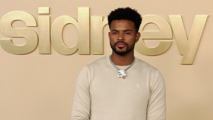 Trevor Jackson attends Apple TV+'s "Sidney" red carpet premiere in Los Angeles