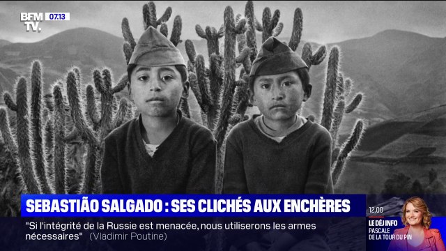 Certains clichés du photographe franco-brésilien Sebastião Salgado vont être vendus aux enchères