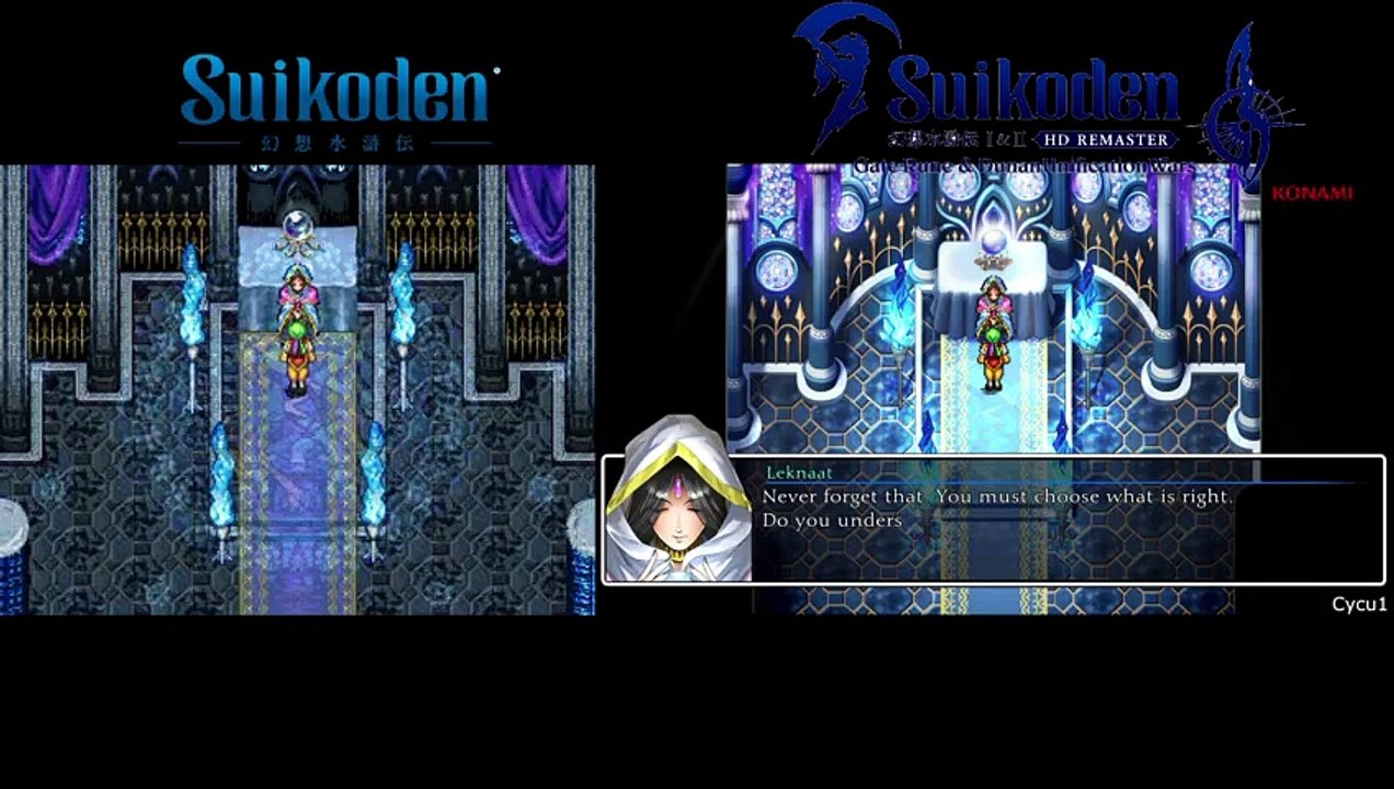 Suikoden I HD Remaster vs Original Early Graphics Comparison | TGS 2022