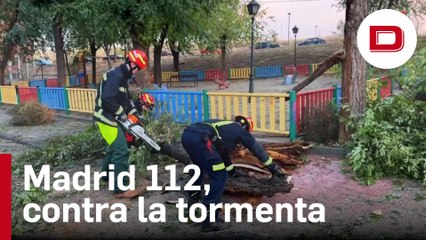 Madrid 112 atiende casi 100 incidencias por una tormenta en Ciempozuelos