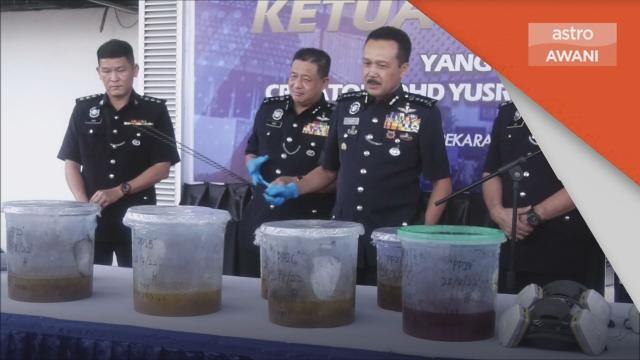 Sindiket Dadah | Polis Perak rampas 110kg dadah boleh diguna sejuta penagih