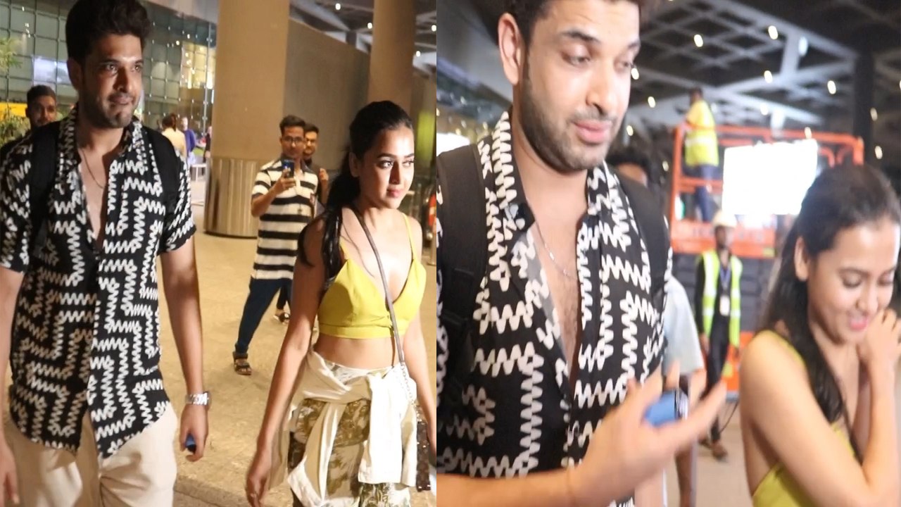 Tejasswi Prakash-Karan Kundra Goa से Vacation मनाकर ऐसे आए वापस! FilmiBeat *Bollywood