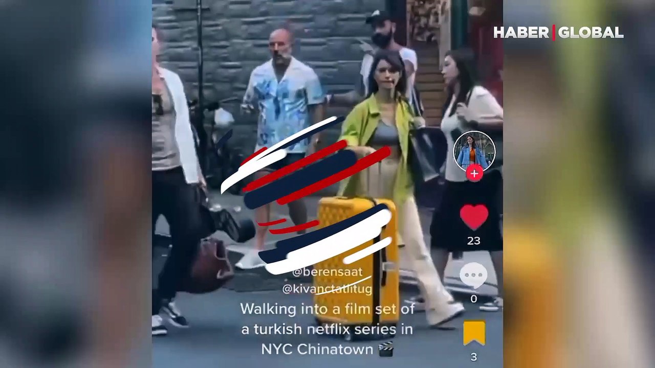 Beren Saat ve Kıvanç Tatlıtuğ New York sokaklarında görüntülendi