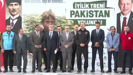 Ankara haberi | AFAD'ın 8. ve 9. İyilik Trenleri, Ankara Tarihi Tren Garı'ndan uğurlandı