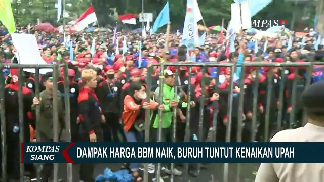 Dampak Kenaikan BBM, KSPSI Berunjuk Rasa di Gedung Sate Tuntut Kenaikan UMP Sebesar 24 Persen!