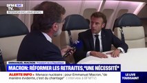 Emmanuel Macron sur la réforme des retraites: 