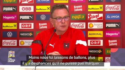 Autriche - Rangnick veut priver Mbappé de ballons