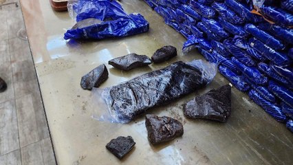 Kapaklardan 73 kilogram uyuşturucu çıktı