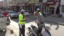Afyon haberleri: AFYONKARAHİSAR  - Sandıklı'da motosiklet denetimi yapıldı