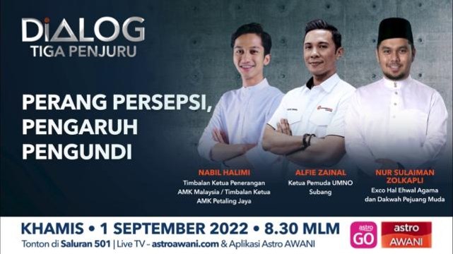 Dialog Tiga Penjuru: Perang persepsi, pengaruh pengundi