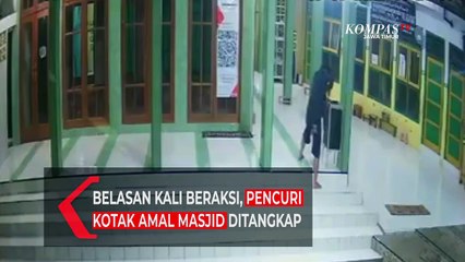 Belasan Kali Beraksi, Pencuri Kotak Amal Masjid Ditangkap